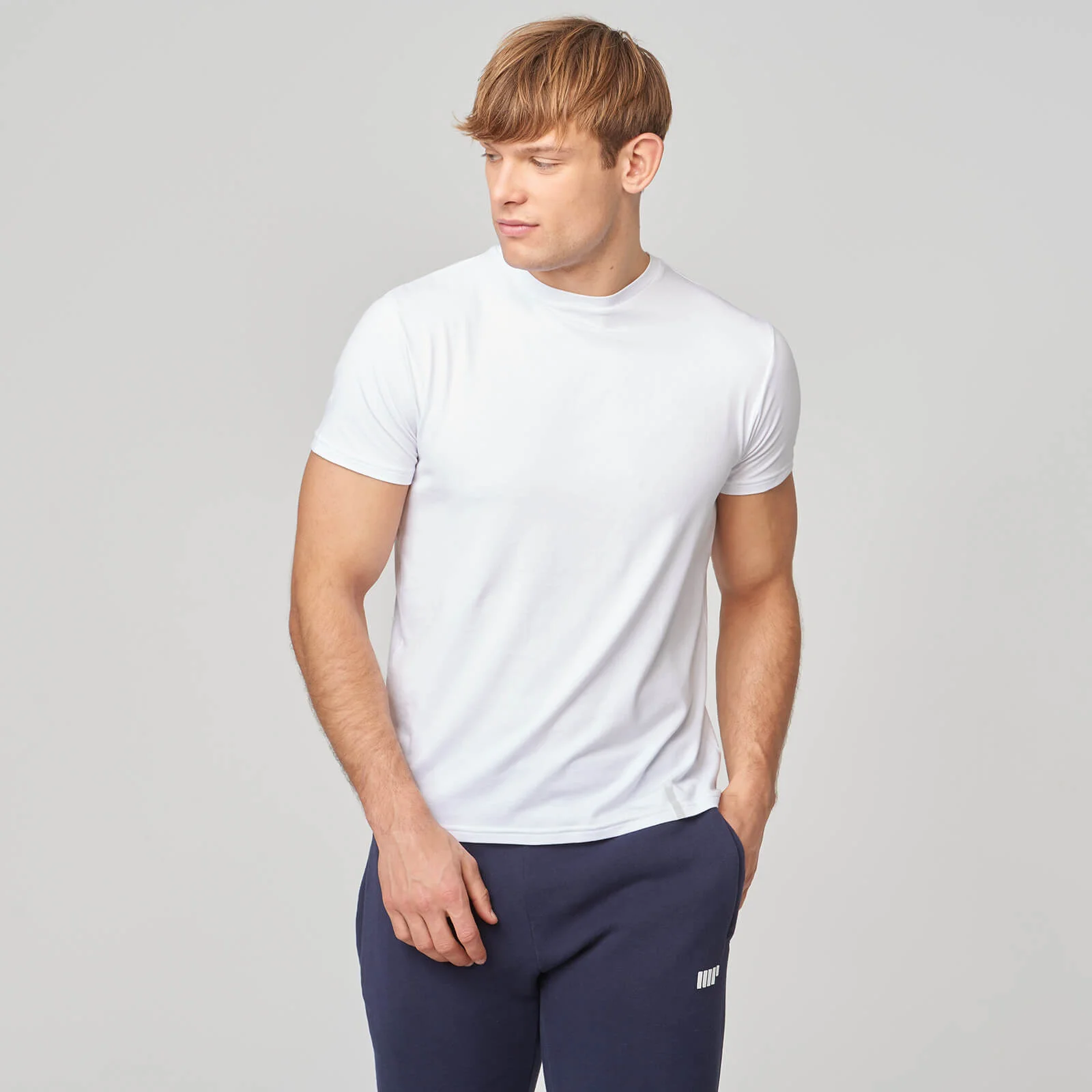 Футболка Luxe Classic Crew - S - Белый Изображение 1