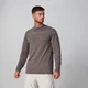 Футболка с длинными рукавами Aero Knit, серо-коричневый марль