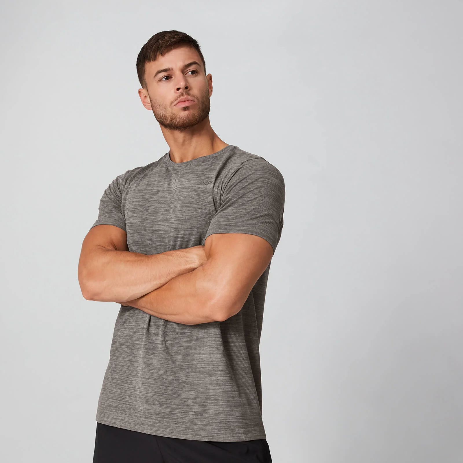 Футболка Aero Knit, серо-коричневый марль - XS Изображение 1