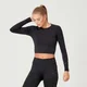 Женский укороченный бесшовный лонгслив MP Shape