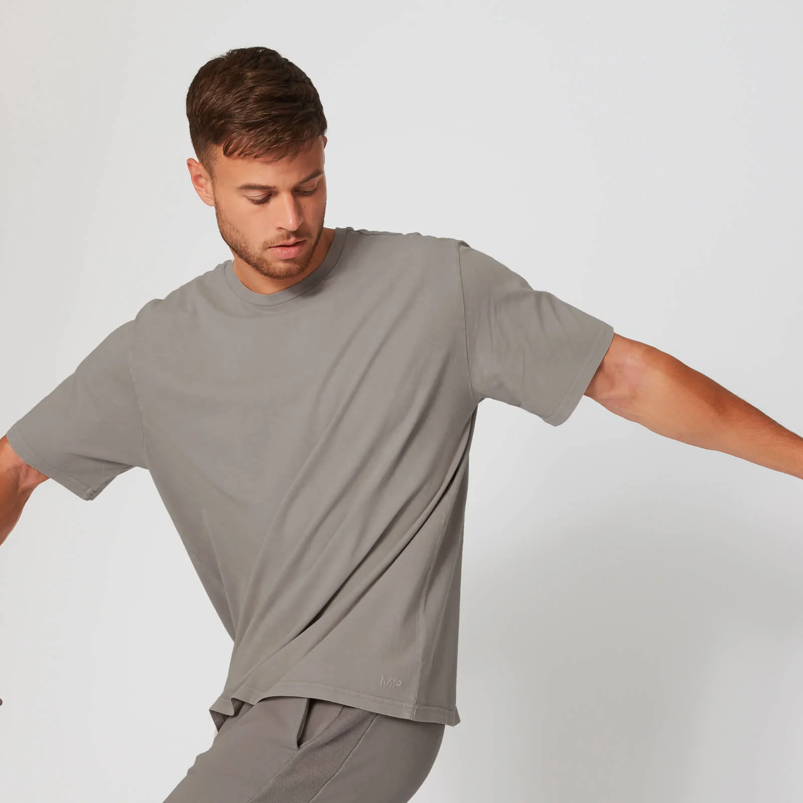 Футболка Washed, коричневая - XS Изображение 1