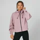 Худи Oversized с замком-молнией, розовое
