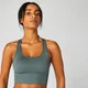 Бесшовное бра Shape с пересекающимися бретелями, серое