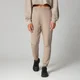Джоггеры Washed с высокой талией, коричневые