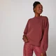 Толстовка оверсайз Crew Neck, розовая