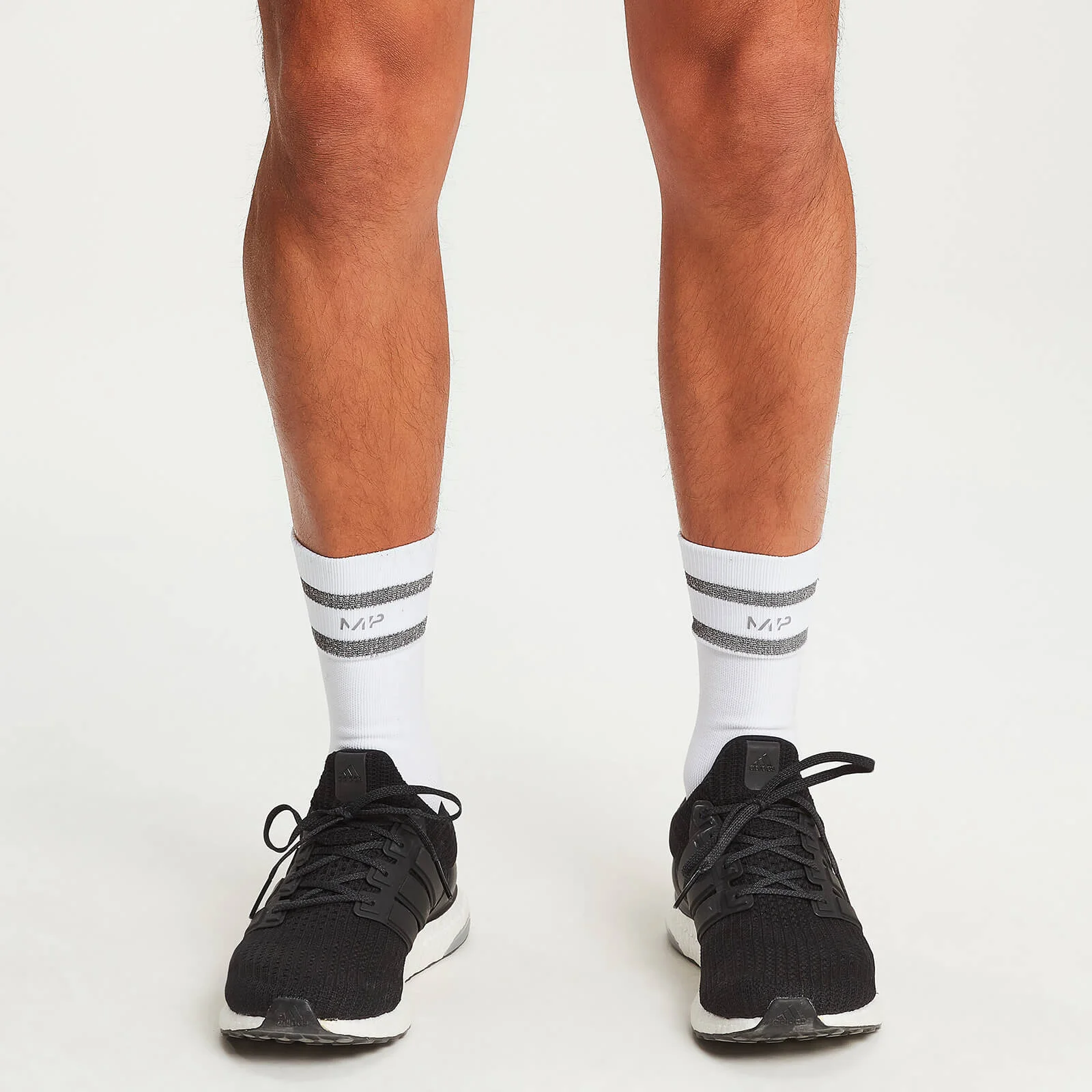 MP Reflective Crew Socks - White - UK 6-8 Изображение 1