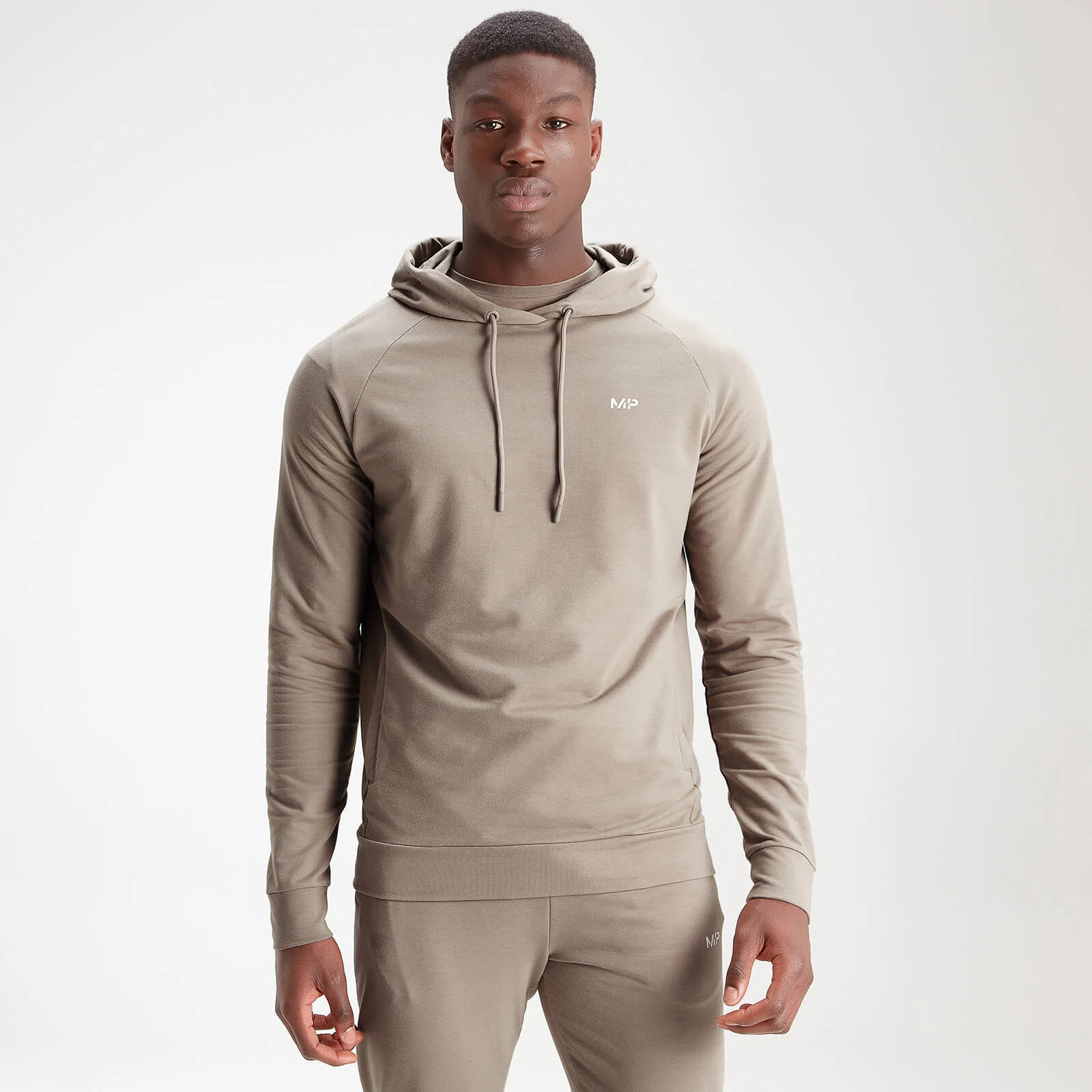MP Men's Form Pullover Hoodie - Taupe - XXS Изображение 1