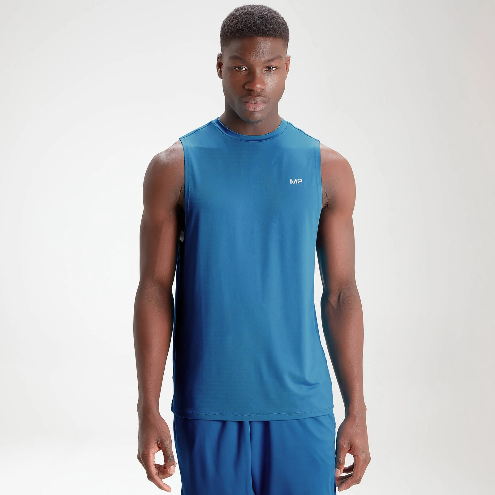 MP Men's Essentials Training Tank - Aqua - XXS Изображение 1