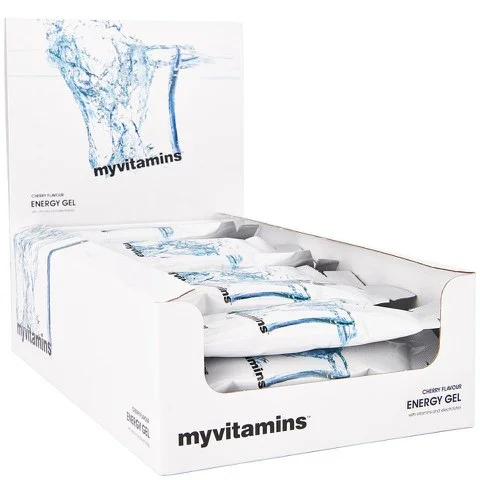 Myvitamins Energy Gel (Box) - 24 x 50g - Вишня Изображение 1
