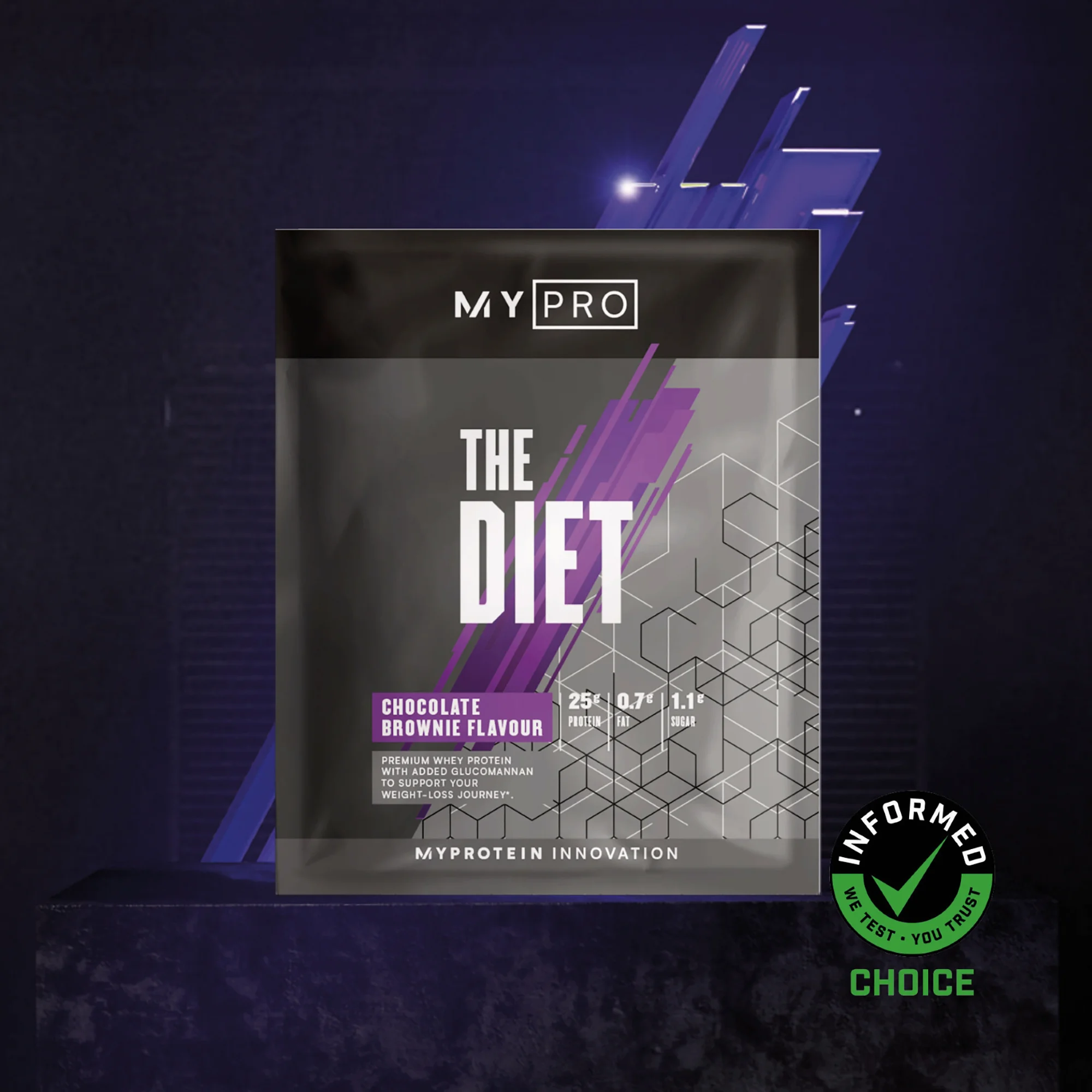 THE Diet (Пробник) - 34g - Шоколадный брауни Изображение 1