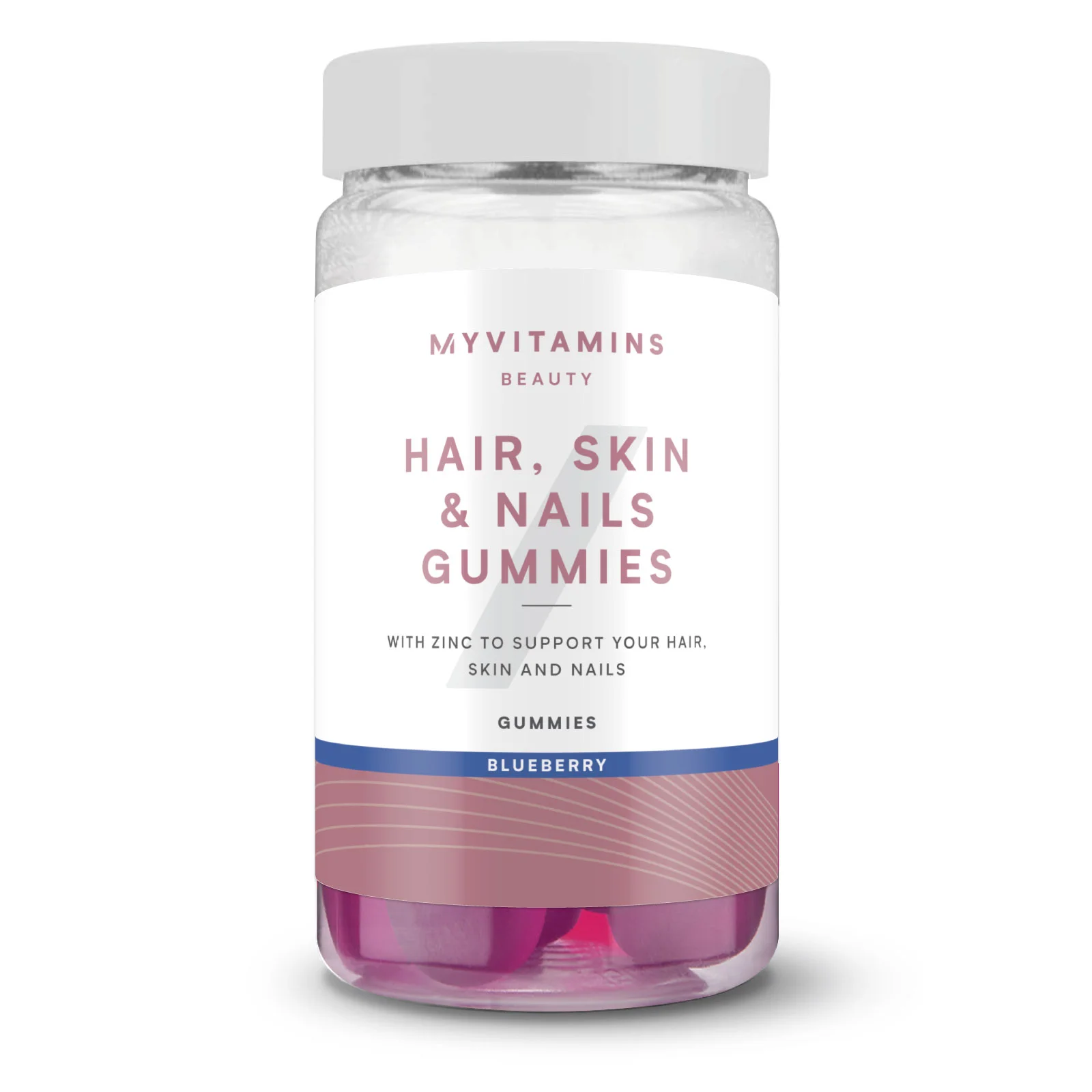 Жевательный мармелад Hair, Skin and Nails - 60gummies - Черника Изображение 1