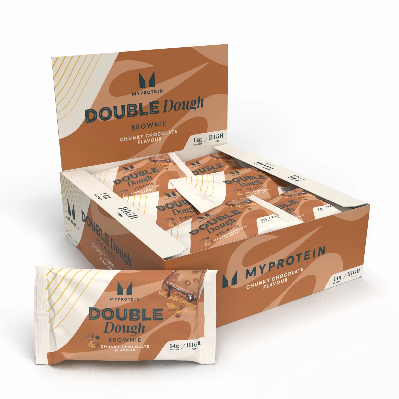 Печенье с брауни - 12 x 60g - Chunky Chocolate Изображение 1