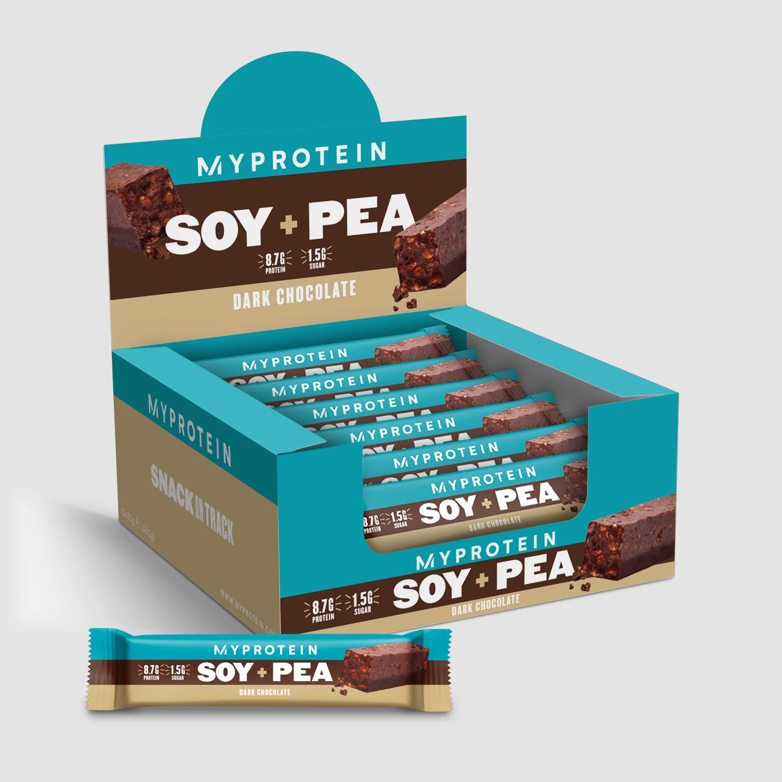 Батончики Soy Pea - Темный шоколад Изображение 1