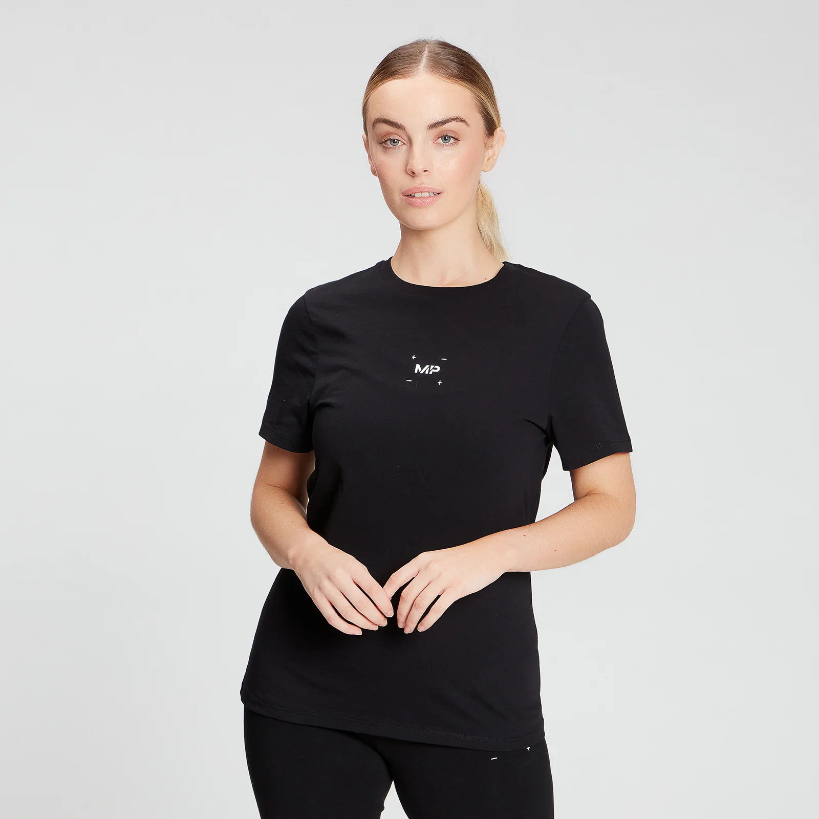 MP Women's Central Graphic T-Shirt - Black - XXS Изображение 1