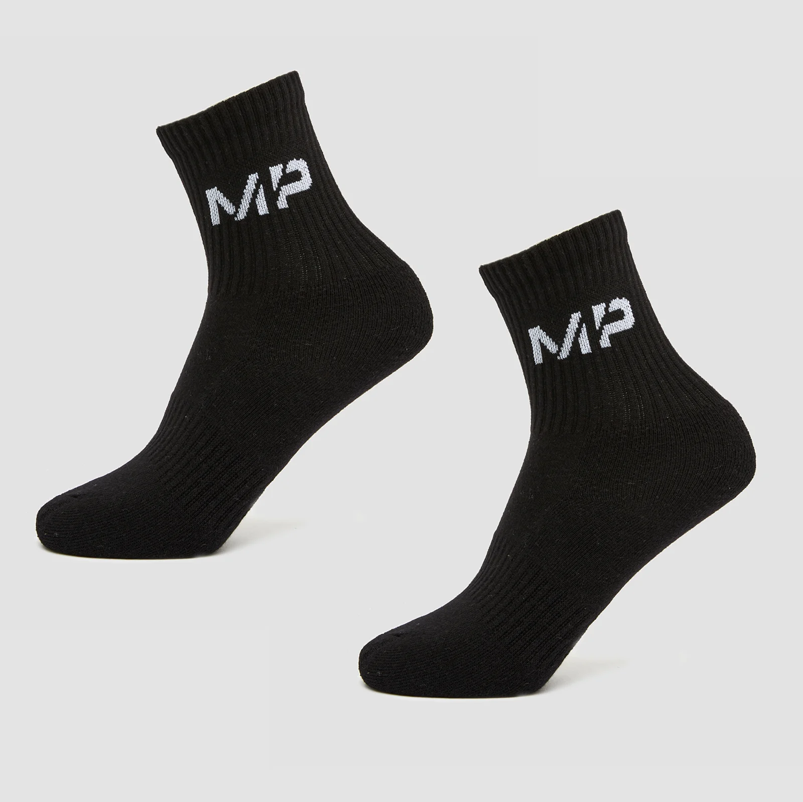 MP Women's Essentials Crew Socks (2 Pack) Black - UK 3-6 Изображение 1