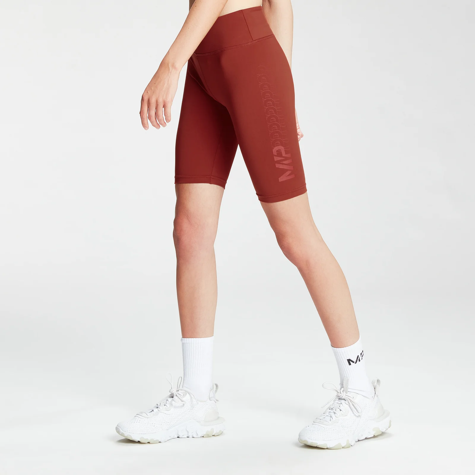 Женские велошорты MP Fade Graphic Training - жжено-красные - XXS Изображение 1
