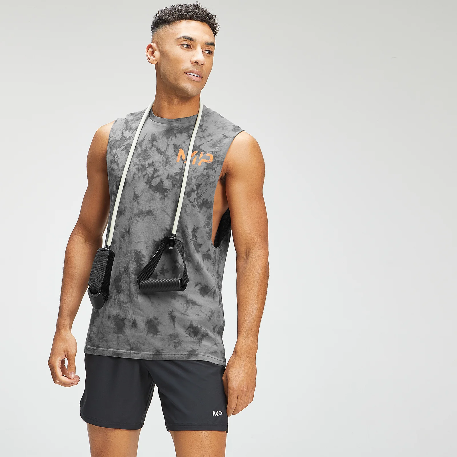 MP Men's Adapt Tie Dye Tank Top - Carbon/Storm - XXS Изображение 1