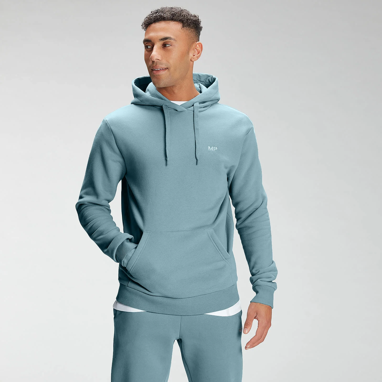 MP Men's Rest Day Hoodie - Ice Blue - XXS Изображение 1