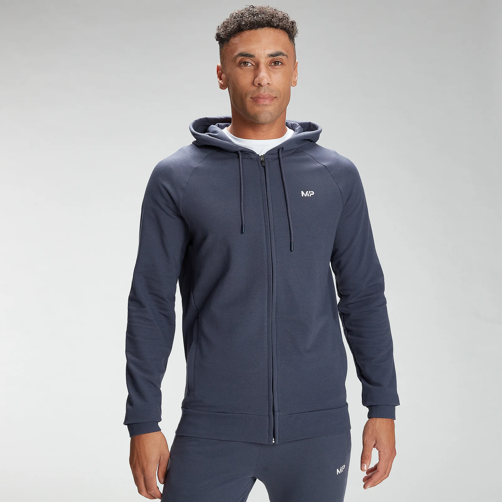 MP Men's Form Zip Up Hoodie - Graphite - XS Изображение 1