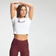 MP Женская футболка Adapt Camo Logo Crop T-Shirt - Белый