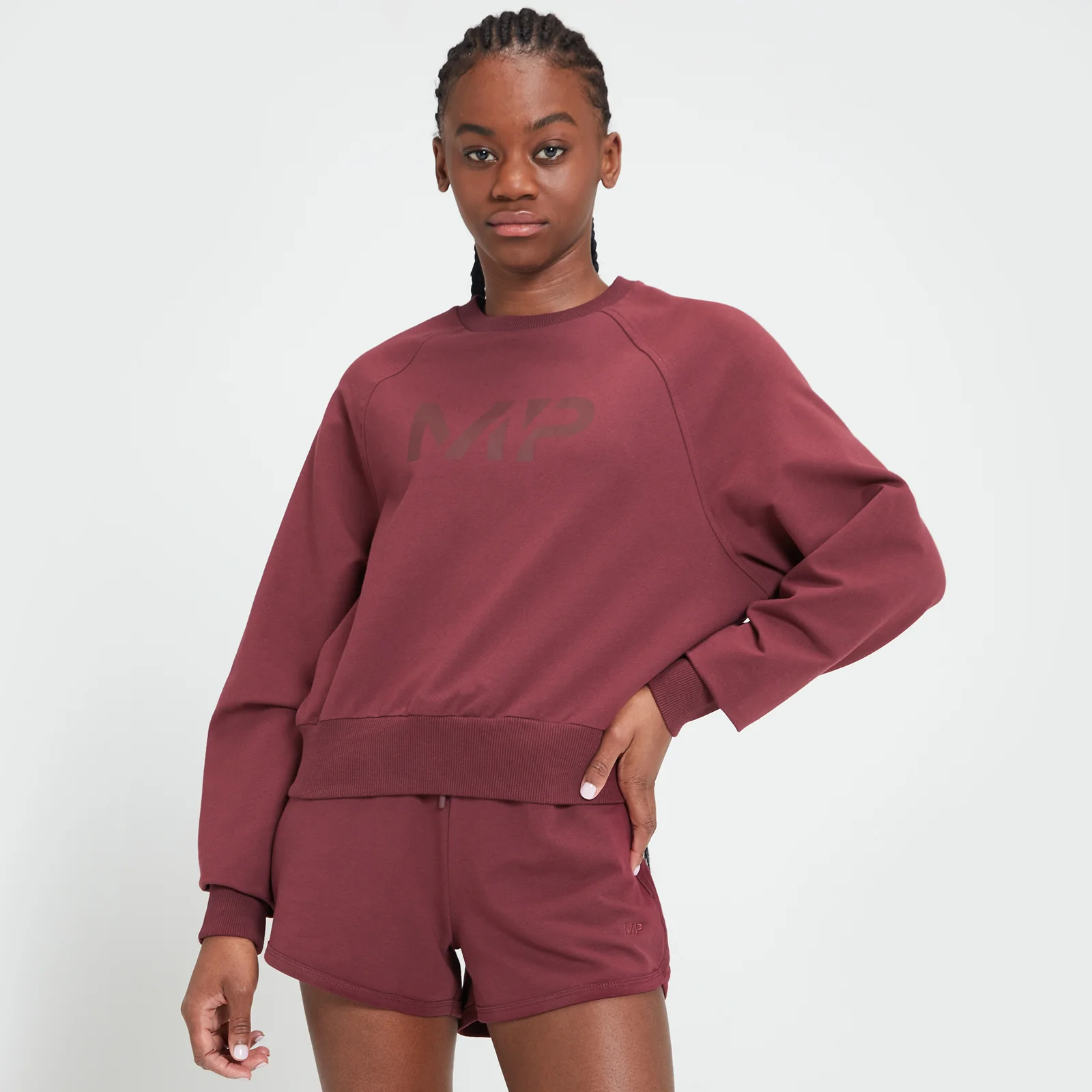 MP Женская толстовка Adapt Sweatshirt - Merlot - XXS Изображение 1