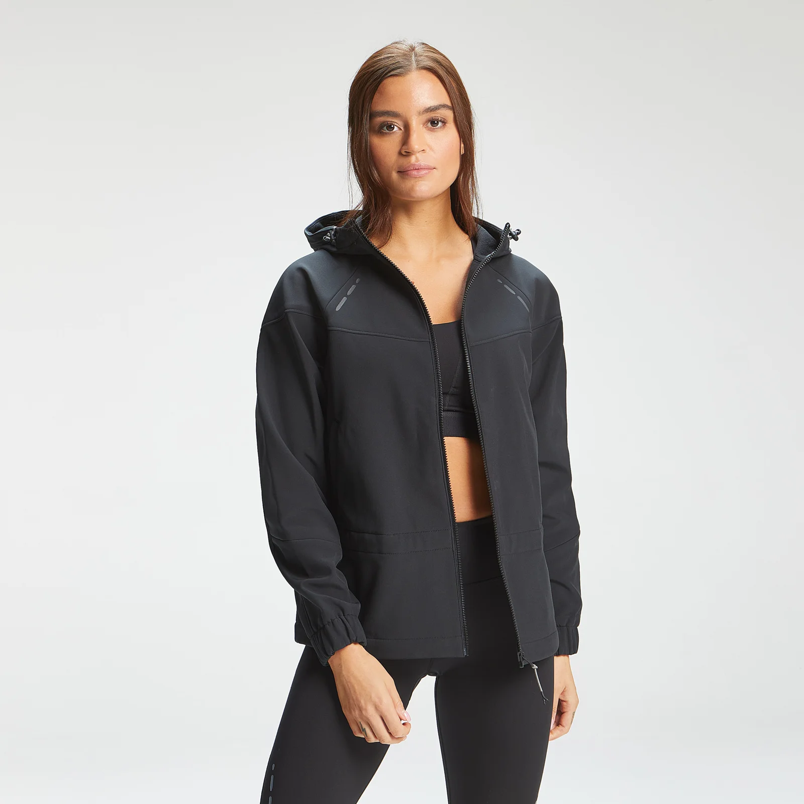 MP Women's Power Ultra Soft Shell Jacket - Black - XXS Изображение 1