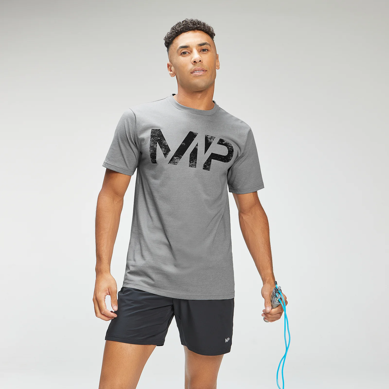 MP Men's Adapt Grit Graphic T-Shirt - Storm Grey Marl - XXS Изображение 1