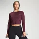 MP Women's Essentials Training Dry Tech Long Sleeve Crop Top - Port
