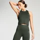 MP Women's Essentials Training Racerback Crop Tank - Vine Leaf