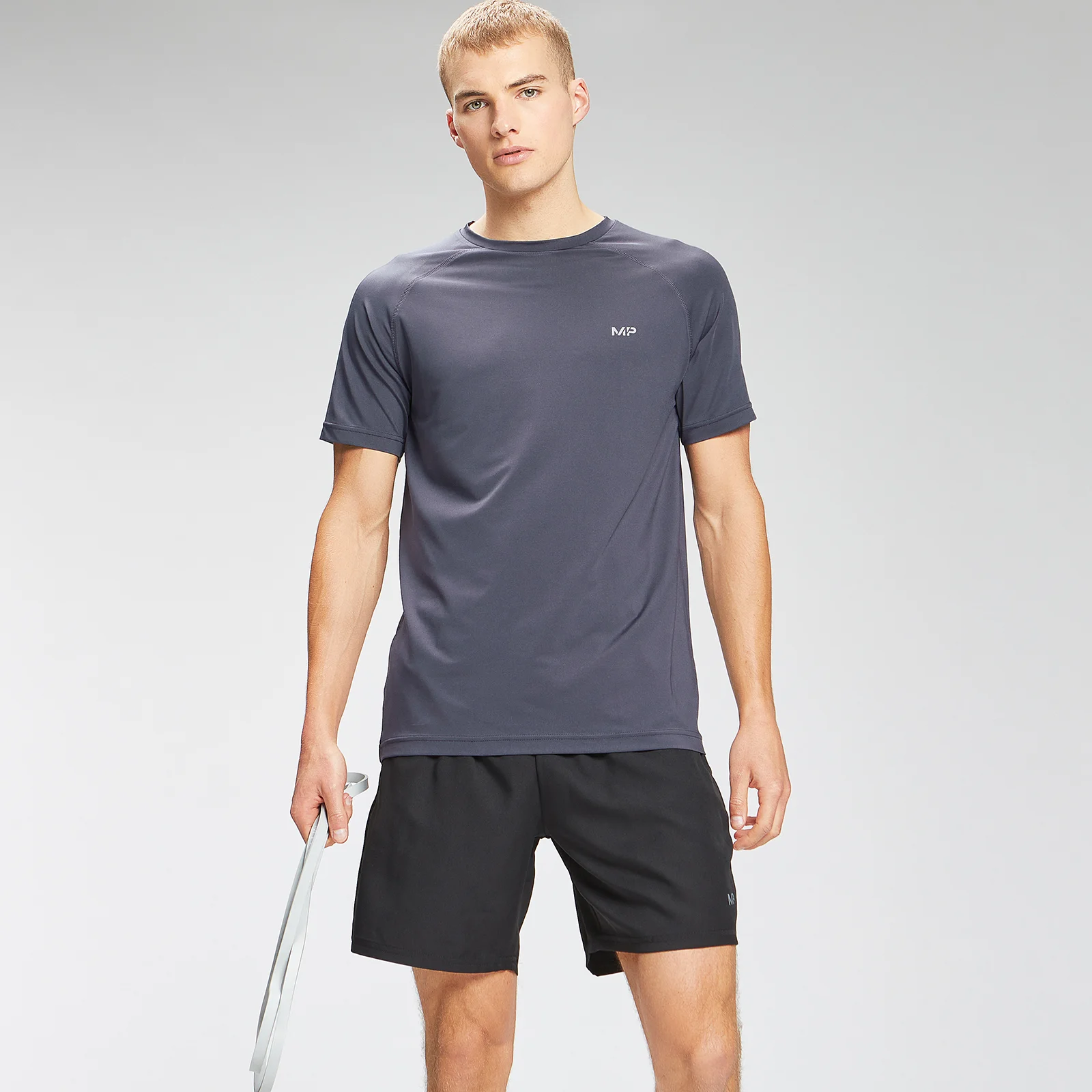 MP Men's Repeat Graphic Training Short Sleeve T-Shirt - Graphite - XXS Изображение 1