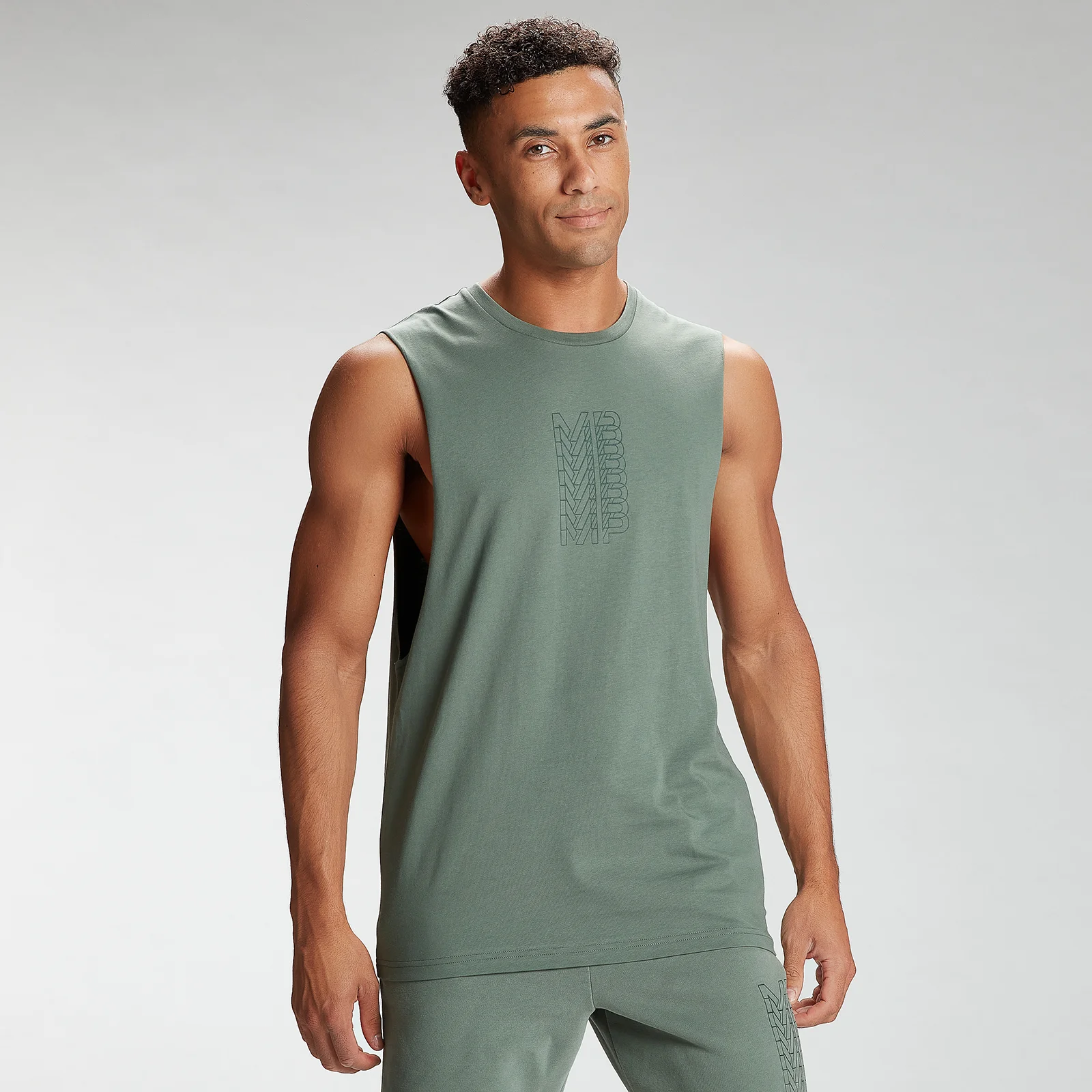 MP Men's Repeat MP Graphic Tank Top - Cactus - XXS Изображение 1