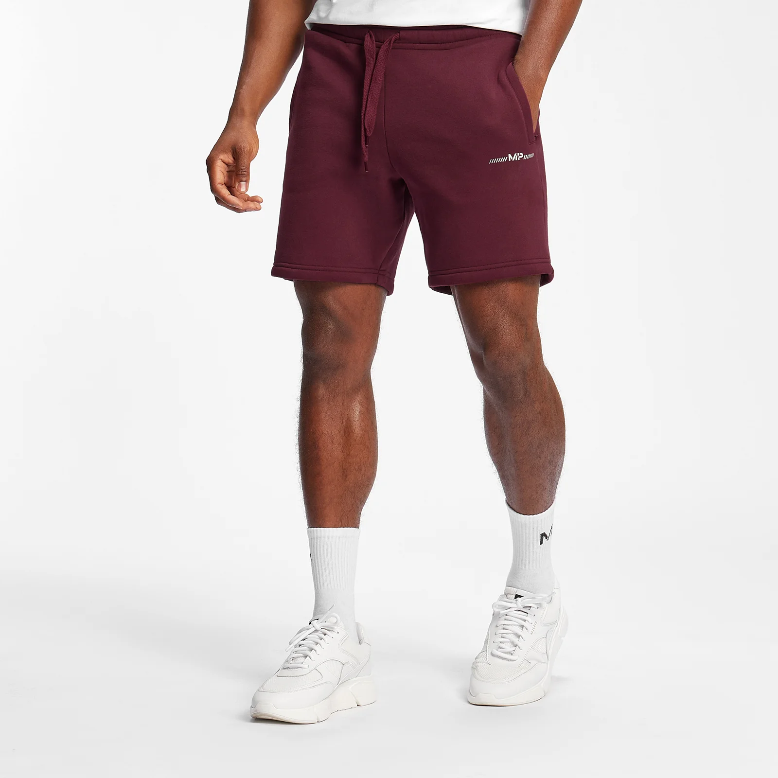 MP Men's Mini Mark Graphic Shorts - Merlot - XXS Изображение 1