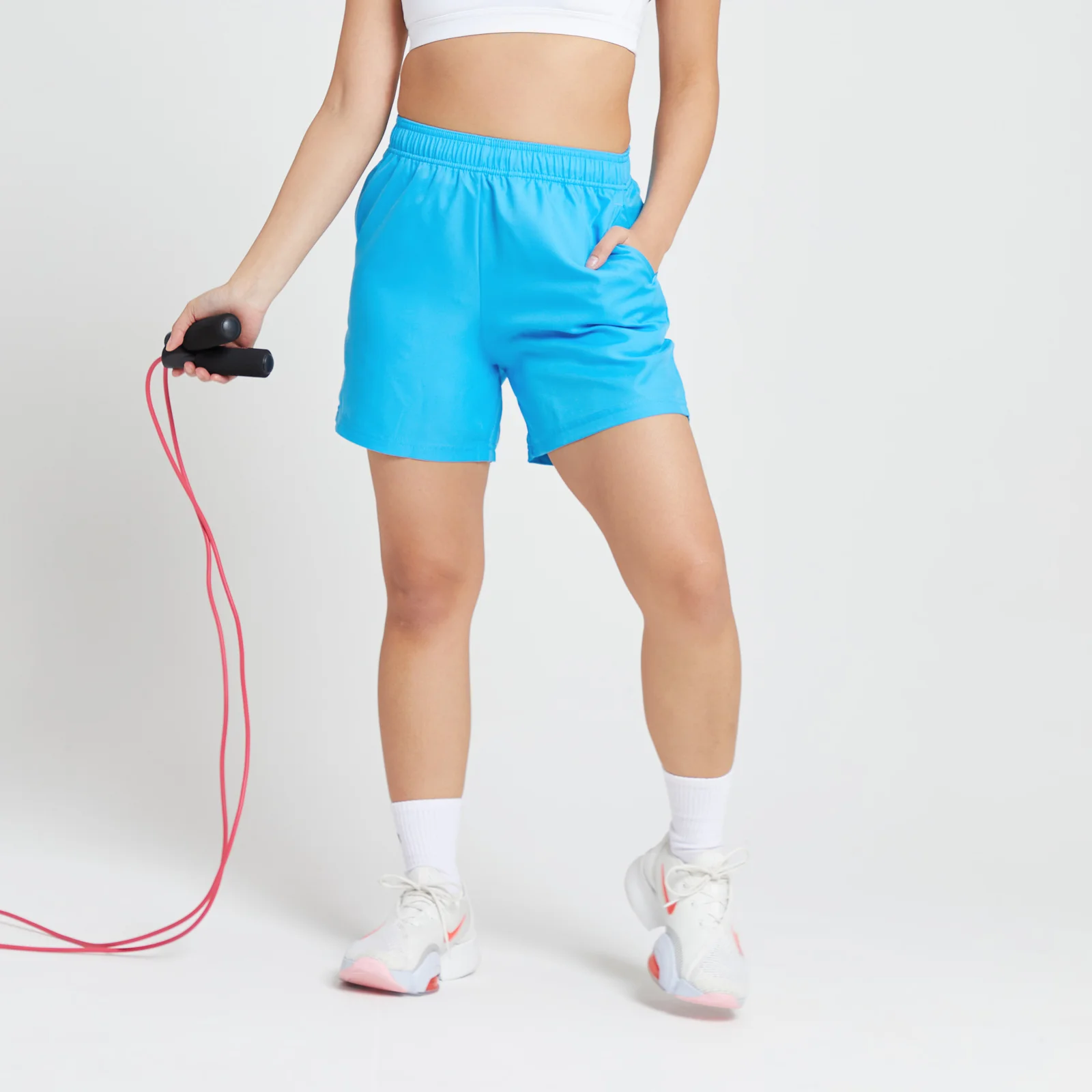 MP Women's Graffiti Graphic Training Short - Bright Blue - XXS Изображение 1