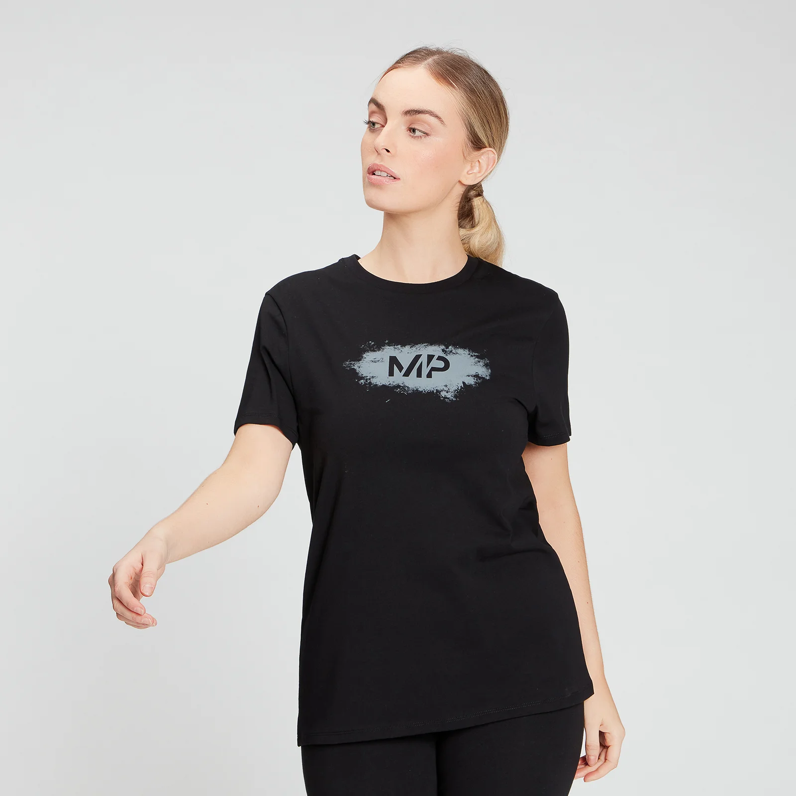 MP Women's Chalk Graphic T-Shirt - Black - XXS Изображение 1