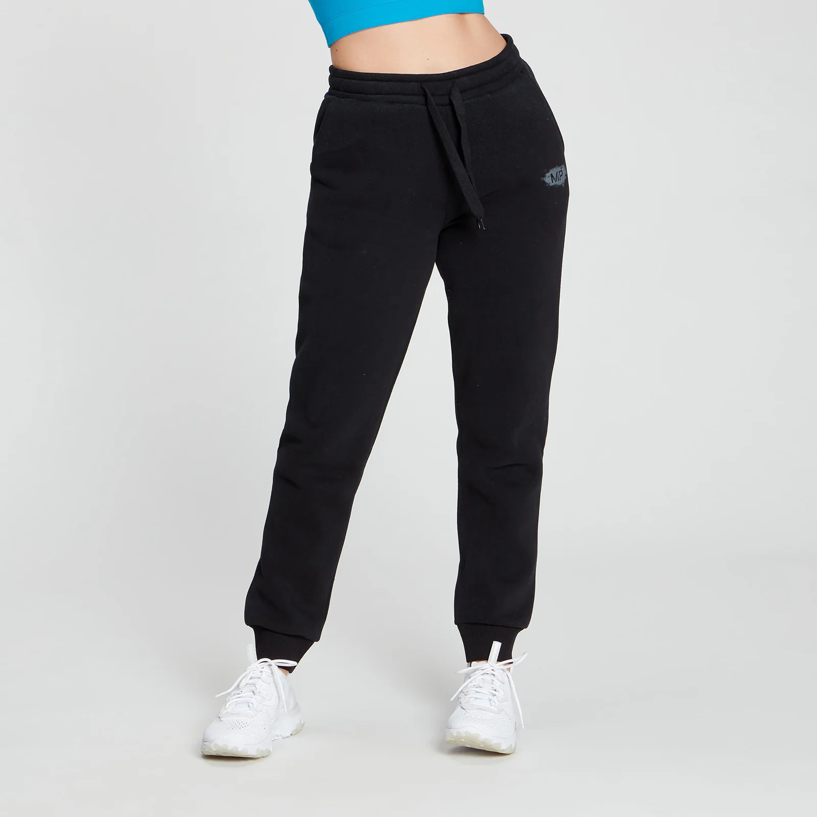 MP Women's Chalk Graphic Joggers - Black - XXS Изображение 1