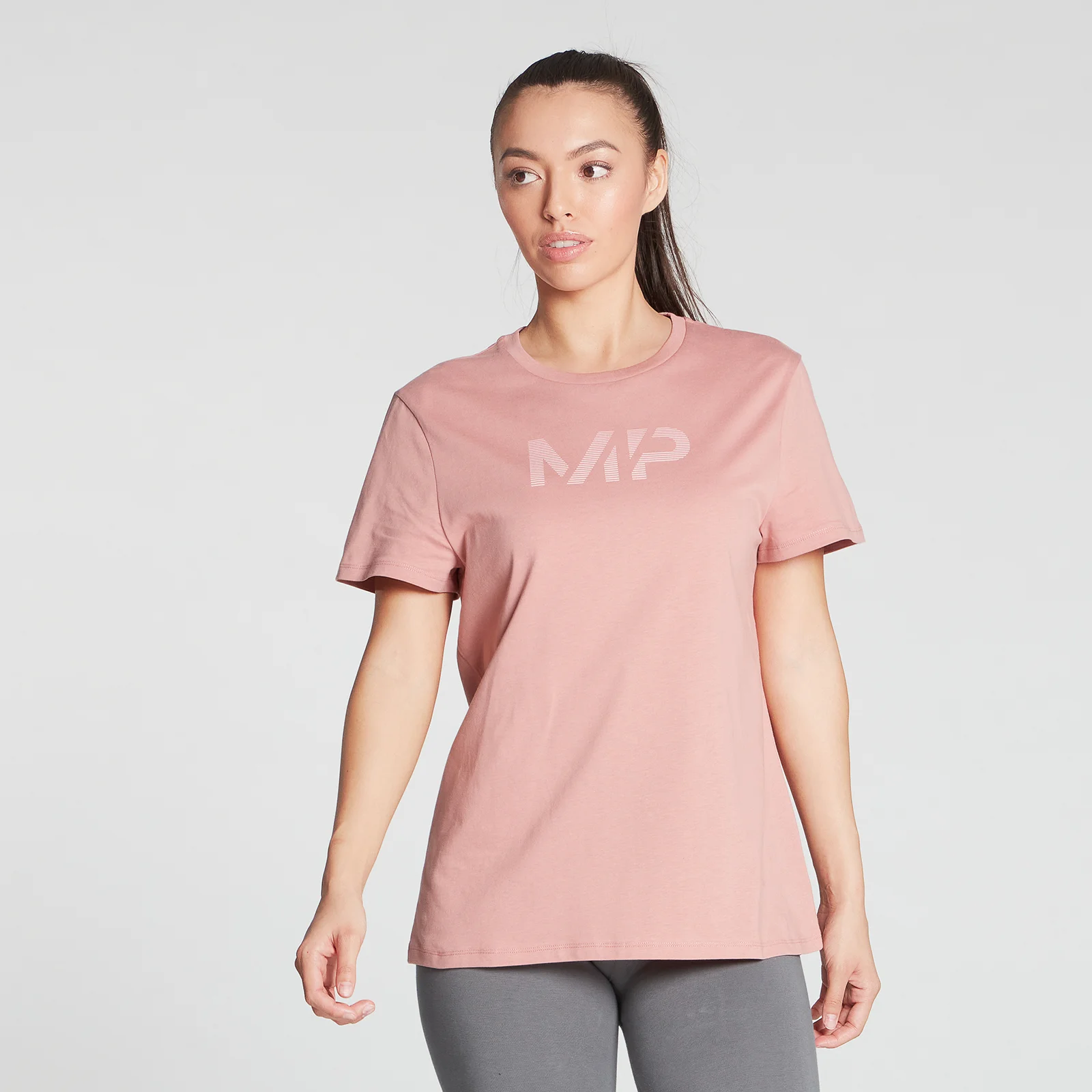 MP Women's Gradient Line Graphic T-Shirt - Washed Pink - XXS Изображение 1