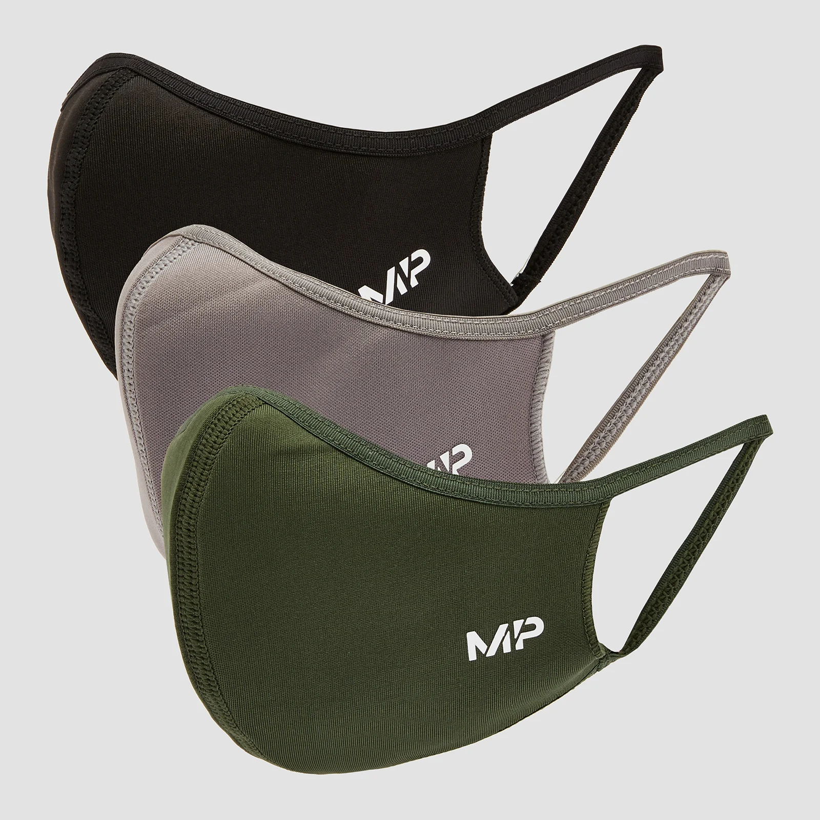 MP Curve Mask (3 Pack) - Black/Leaf Green/Carbon - S/M Изображение 1
