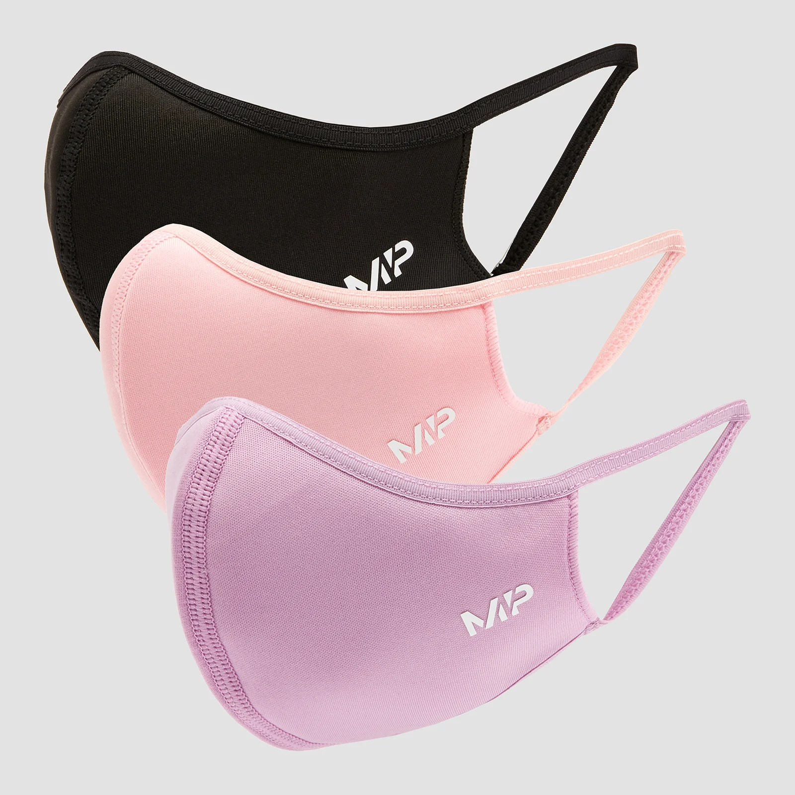 MP Curve Mask (3 Pack) - Black/Geranium Pink/Lilac - S/M Изображение 1
