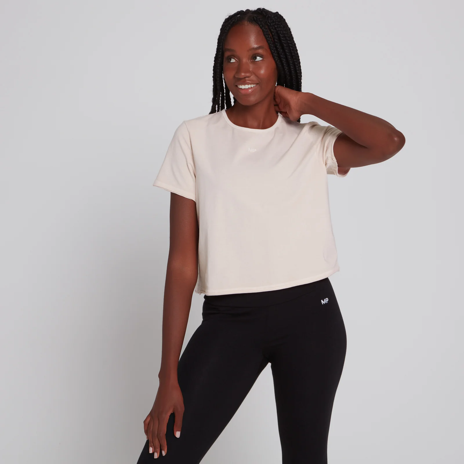 MP Women's Training Cropped T-Shirt - Light Pink - XXS Изображение 1