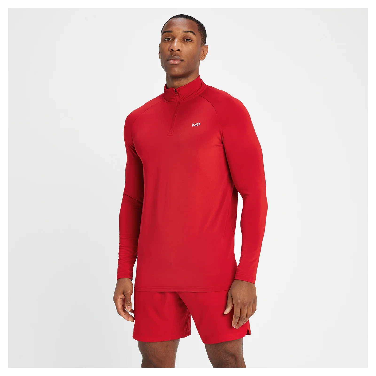 MP Men's Training 1/4 Zip - Crimson - XXS Изображение 1