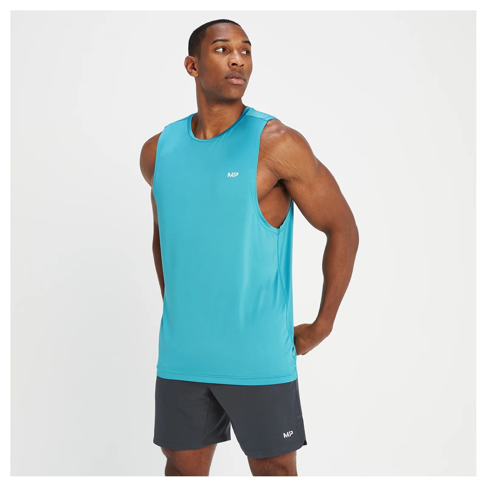 MP Men's Training Tank Top - Aqua - XXS Изображение 1