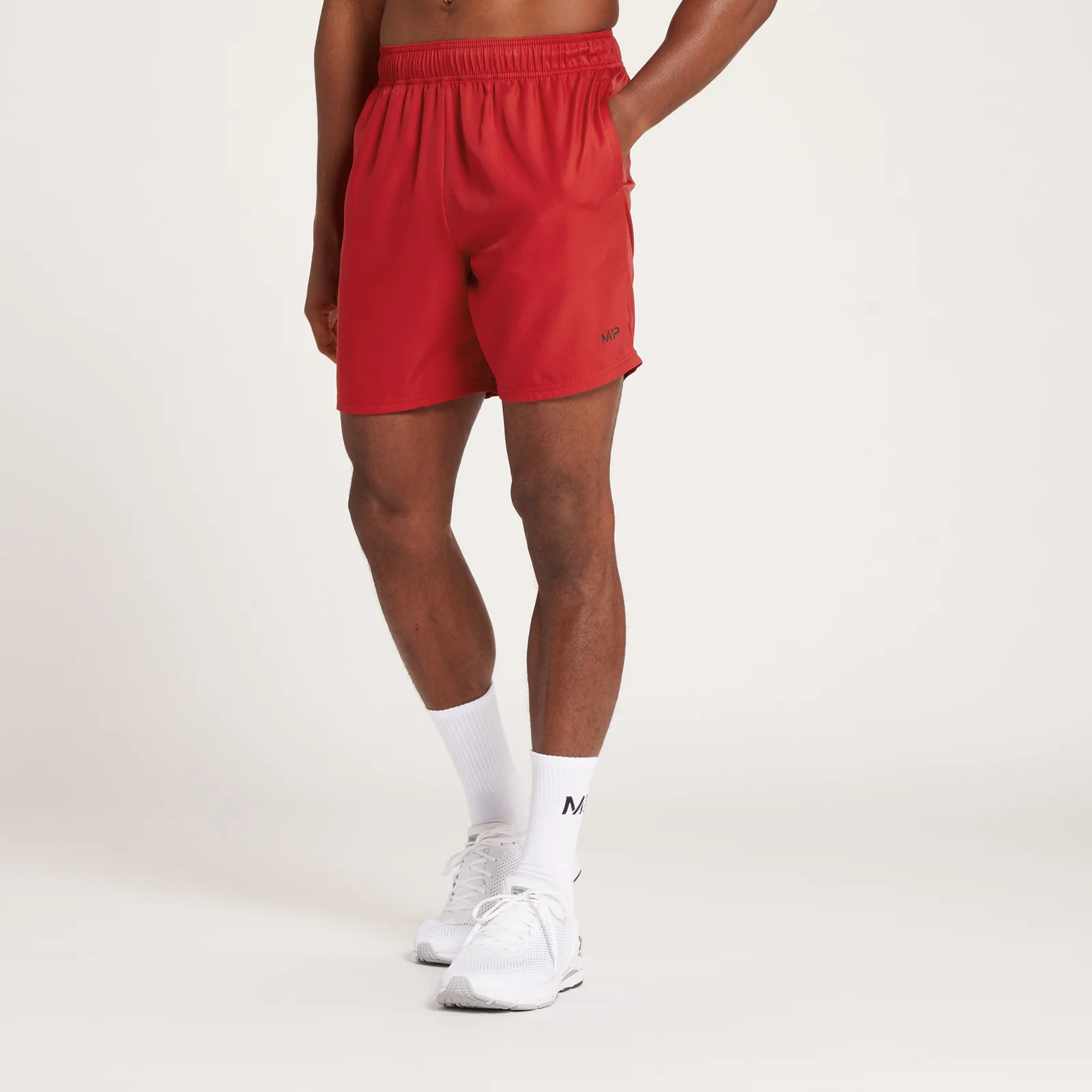 Мужские шорты MP Repeat Graphic Training — Винные - XXS Изображение 1