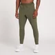 Мужские облегающие джоггеры для динамических тренировок (Slim Fit) — Цвет: Темно-оливковый