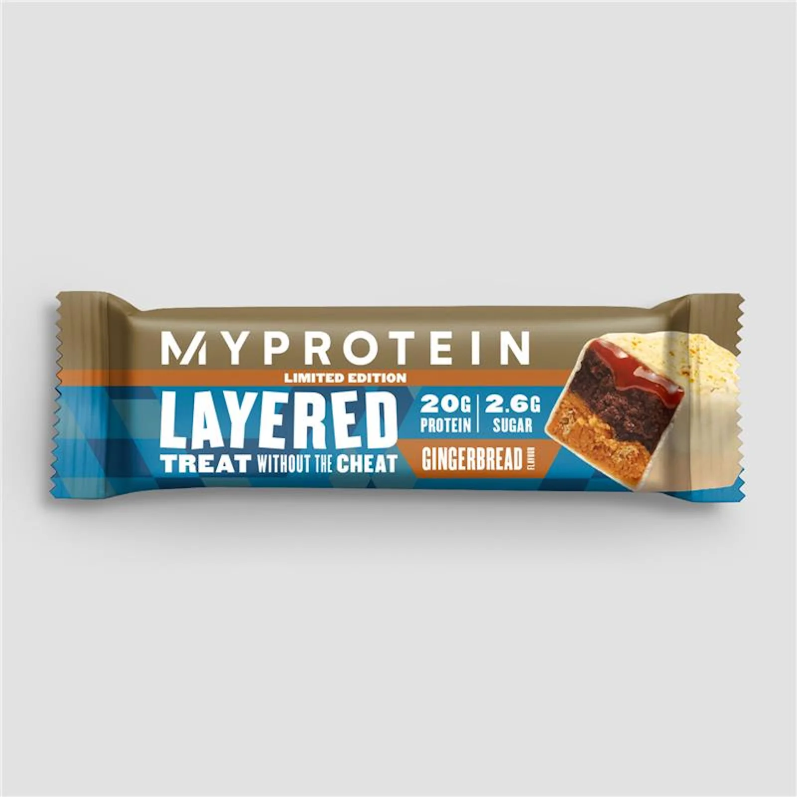 Myprotein Layered Bar (Sample) - 60g - Имбирный пряник Изображение 1