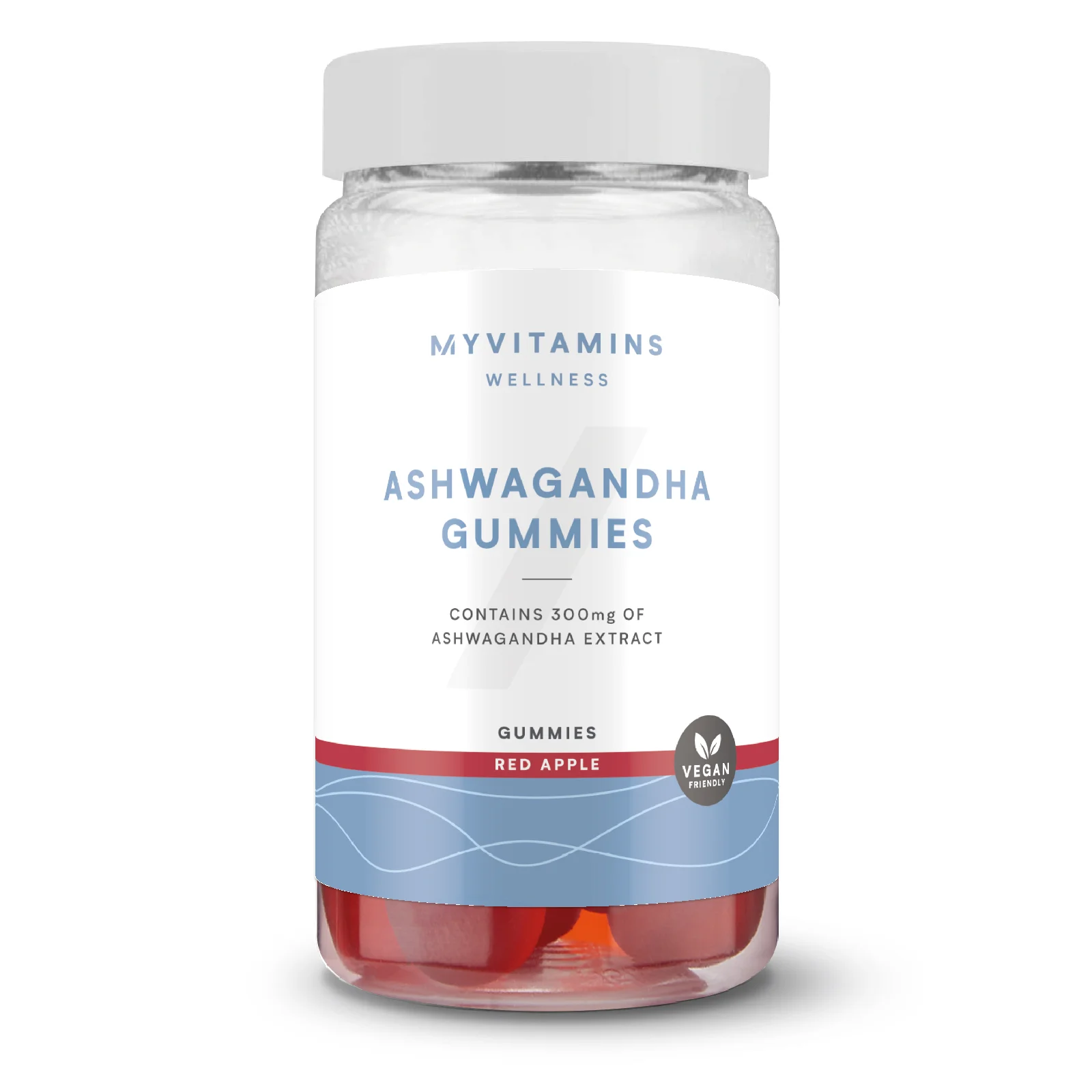 Жевательный мармелад с ашвагандхой (60 шт.) - 60gummies - Red Apple (Extra Strength) Изображение 1