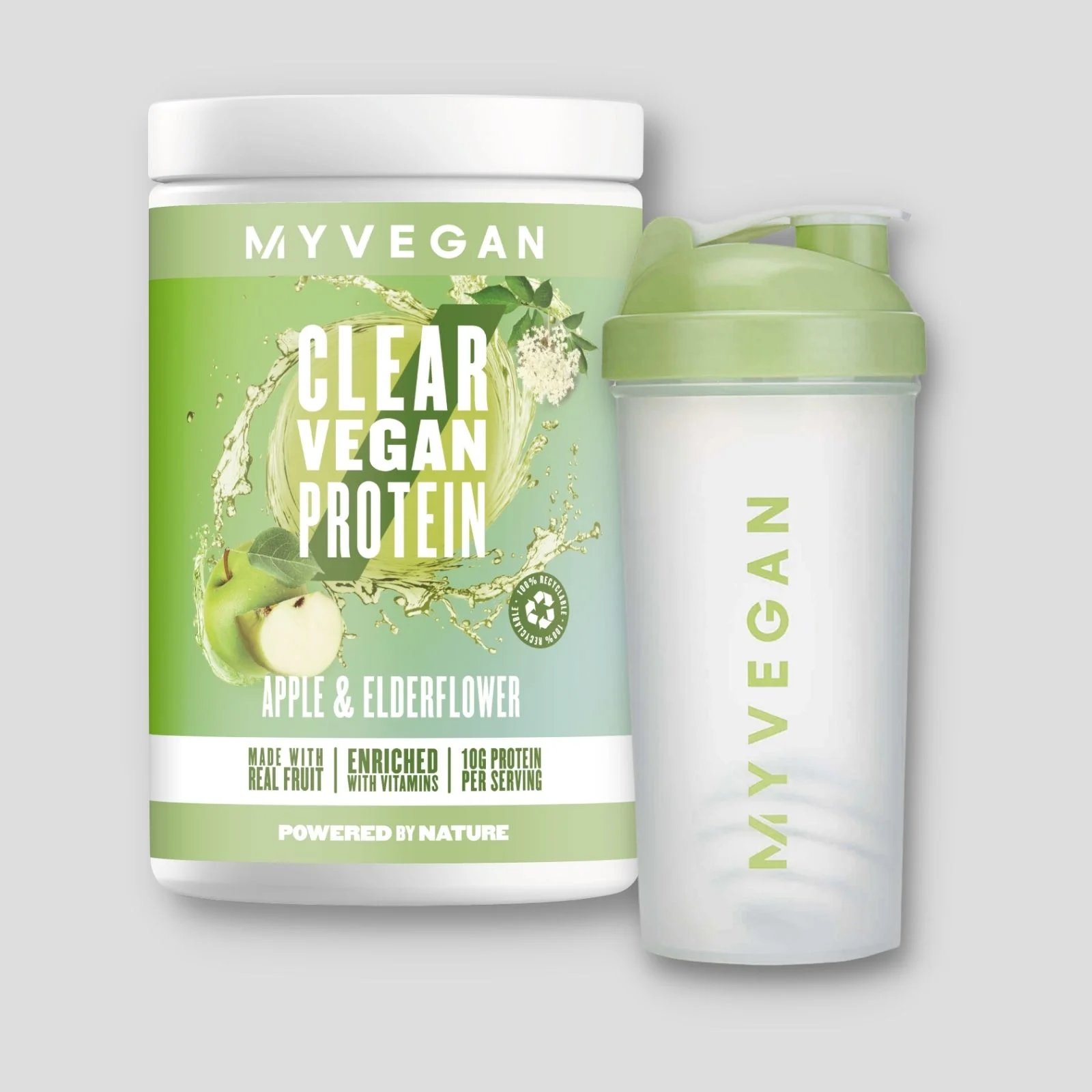 Стартовый набор для коктейля Clear Vegan Protein Starter Pack - Apple & Elderflower Изображение 1