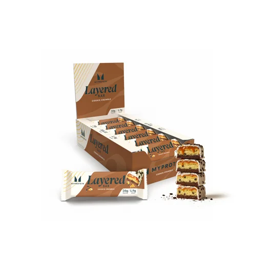 6-слойный протеиновый батончик - 12 x 60g - Cookie Crumble