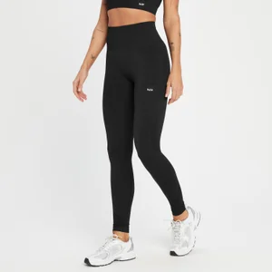 Женские бесшовные леггинсы MP Tempo Tonal — Черные - Size XL