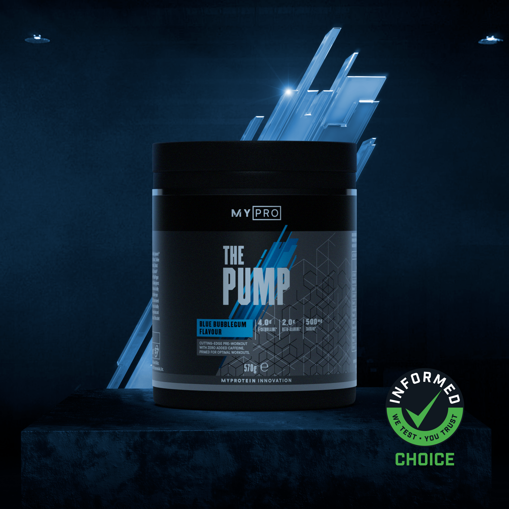 Предтренировочный комплекс THE Pump - 30servings - Blue Bubblegum Изображение 1