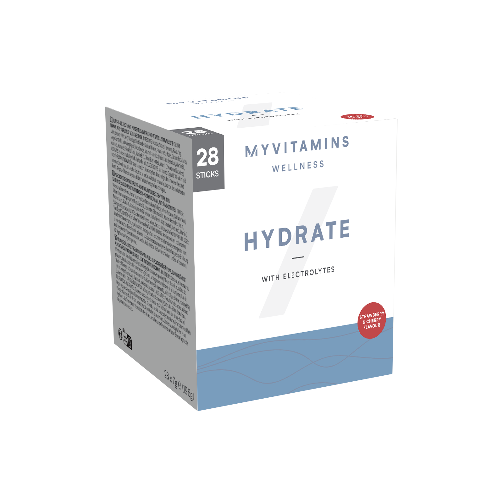Смесь электролитов Hydrate - 28servings - Strawberry and Cherry Изображение 1